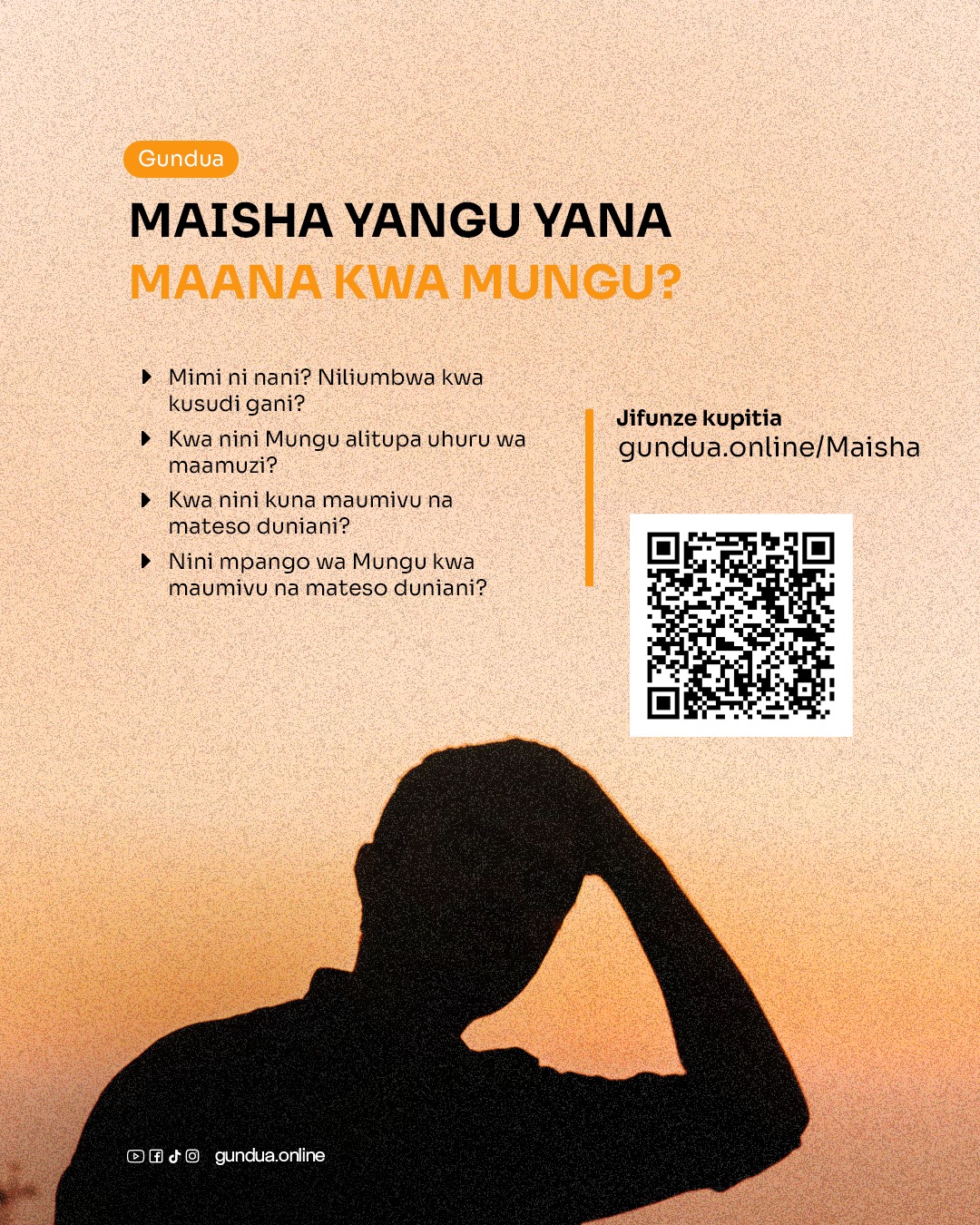 Je! Maisha yangu yana maana kwa Mungu?