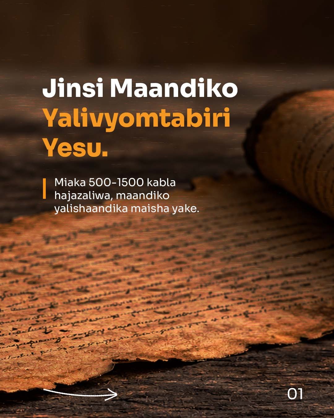 Jinsi maandiko yalivyotabiri juu ya Yesu.