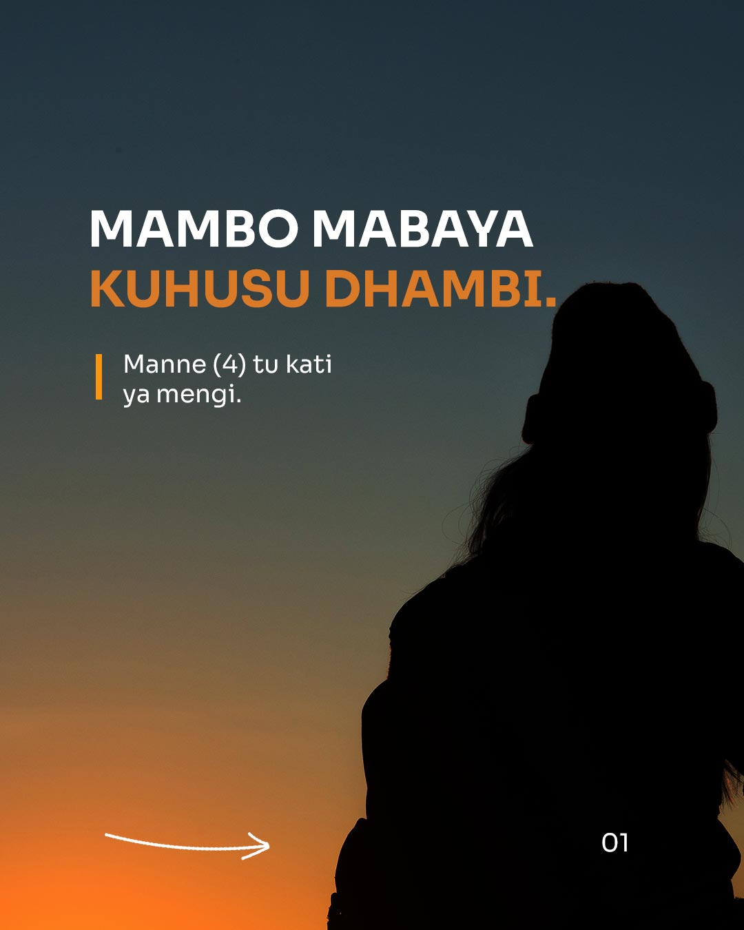 Mambo mabaya manne (4)  kuhusu dhambi.